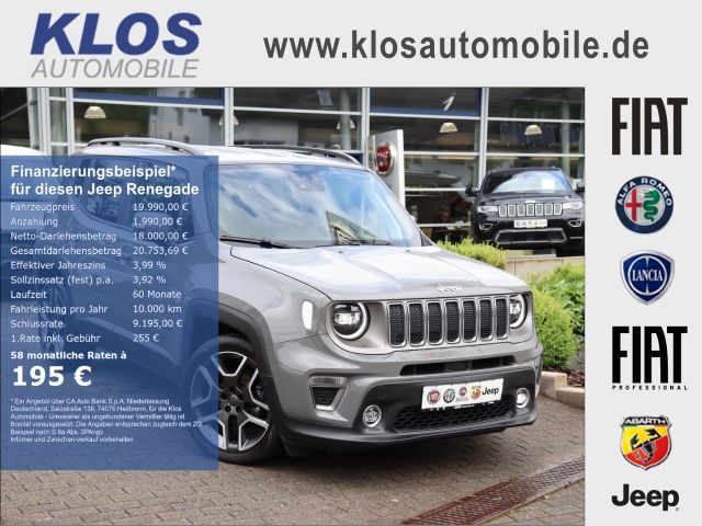 Jeep Renegade 1.0 T-GDI LIMITED 120PS WINTERP