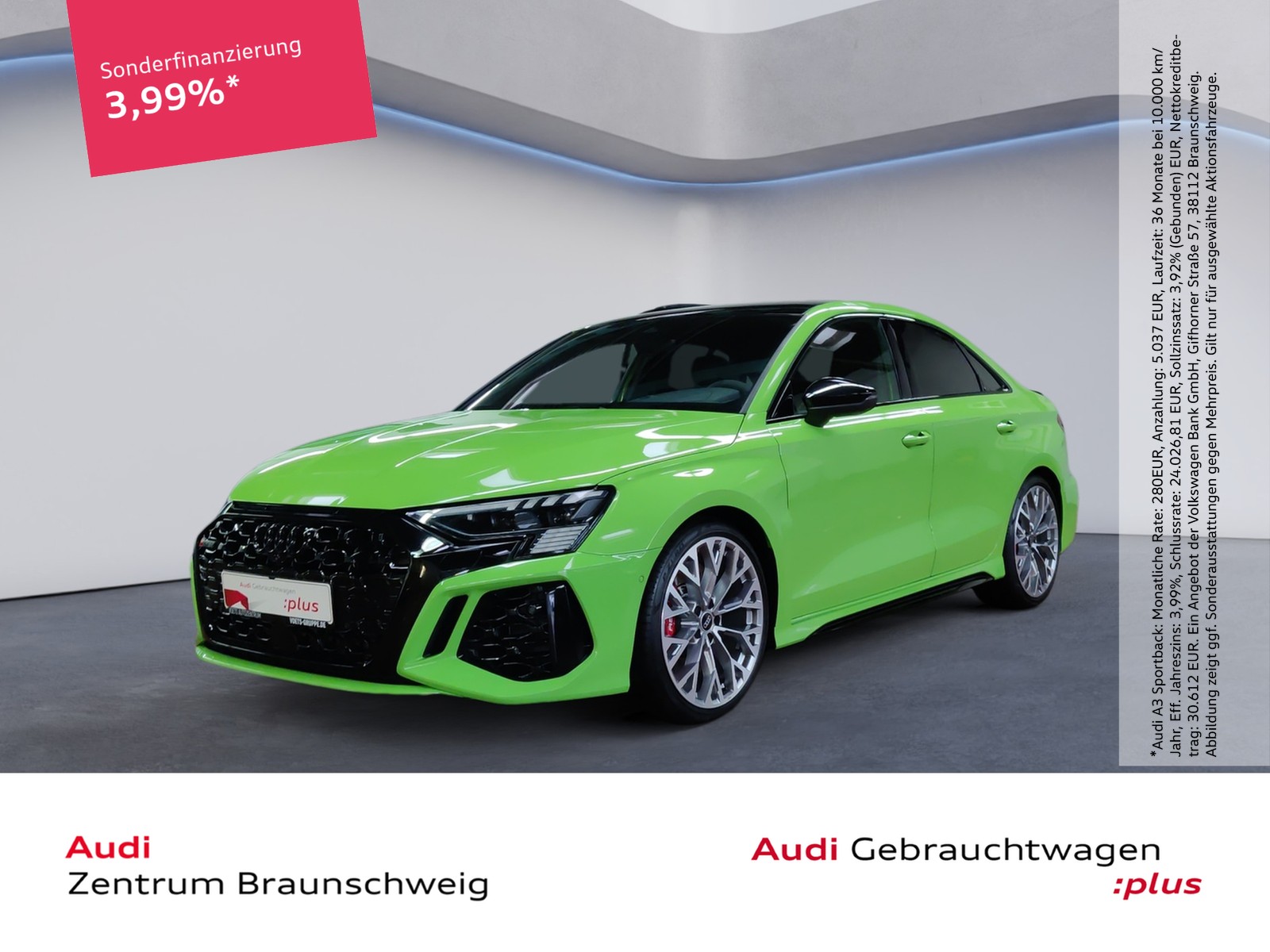 RS3 Limousine 2.5 TFSI quattro PANO+MATRIX-LED+B&O