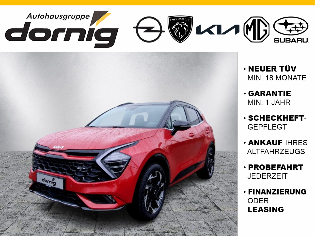 Kia Sportage 1.6 T-GDi 48V GT-Line AWD DCT7