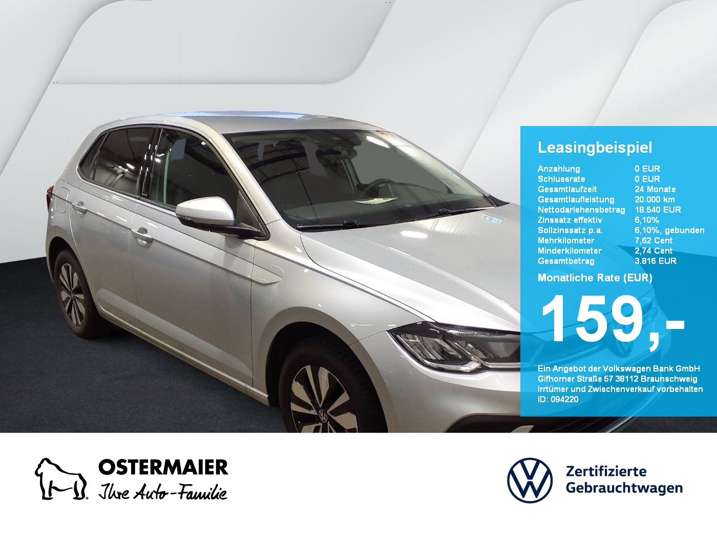Volkswagen Polo 1.0 TSI MOVE 95PS APP-C