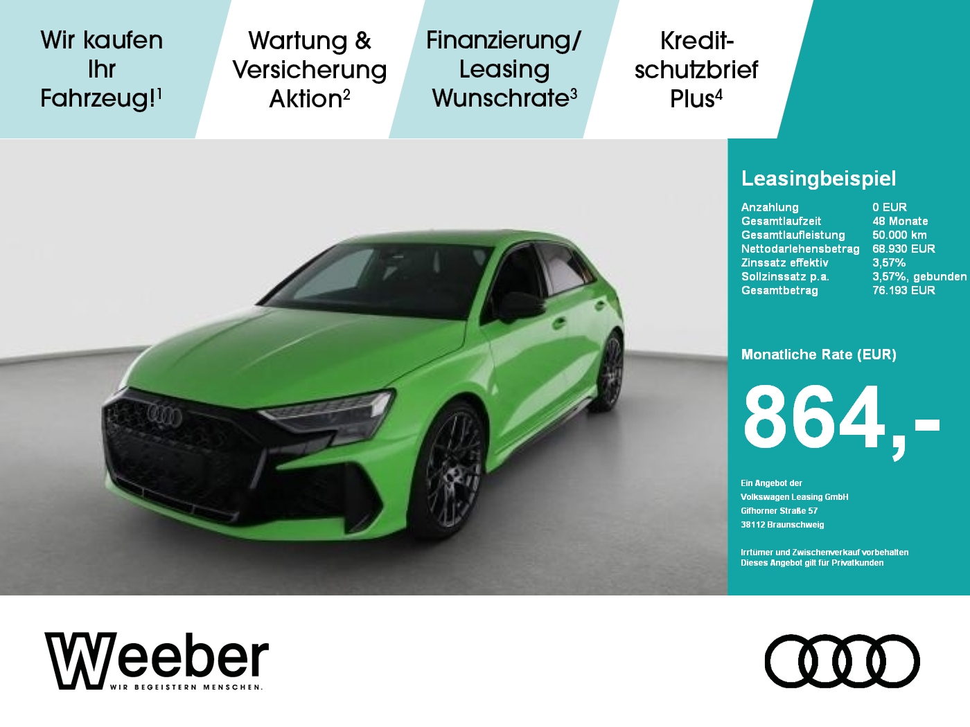 RS 3 Sportback HUD*MATRIX*RS-SITZE*KERAMIK*S-AGA*V-MAX*CARBON*5J GAR