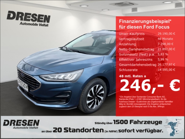 Focus 1.0 Turnier Titanium Sitzheizung/Navi/Carplay/Rückfahrkamera