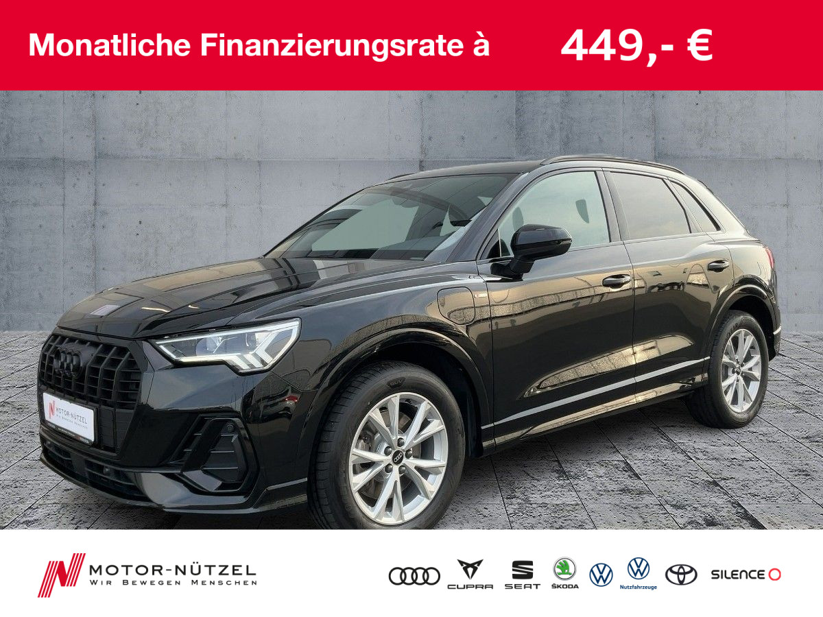 Q3 45 TFSI e S-TR 2xS-LINE LED+NAVI+AHK+SHZ+DAB