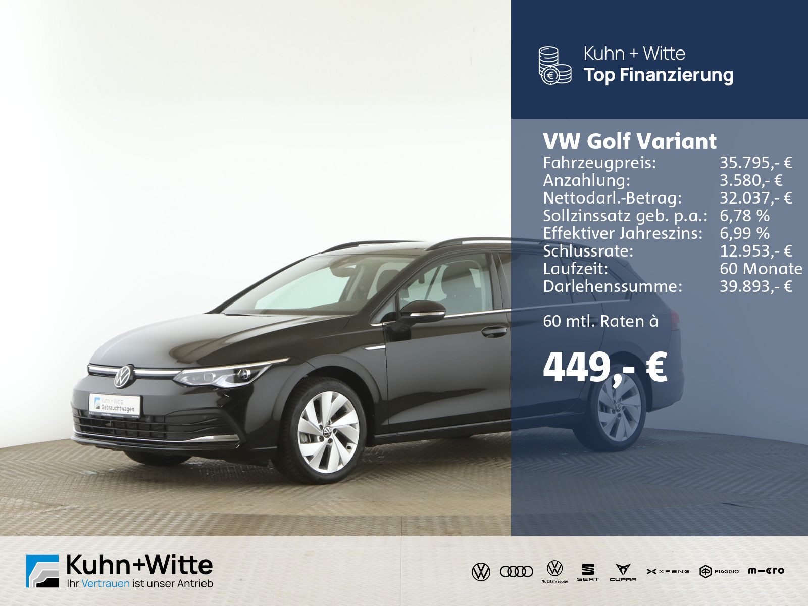 Golf VIII Variant 2.0 TDI Style *ACC*LED*PDC*Navi*AppleCar*