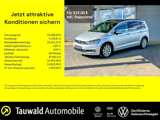Touran 2.0 TDI DSG Highline PANO/AHK/IQ.LIGHT