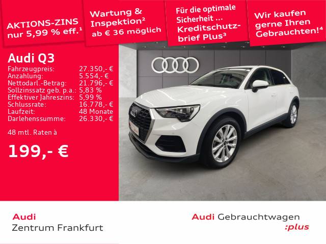 Q3 35 TFSI Navi DAB VC Tempomat PDC Sitzheizung