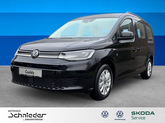 Caddy 1.5 EU6e VW NFZ Life 7-Sitzer Motor 1,5 l TSI EU6 85 kW Getriebe: 7-Gang-Doppelkupplungsgetriebe Radstand: 2970 mm LR 7-Sitzer