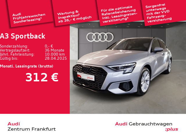 Audi A3 Sportback 40 TFSI e advanced VC