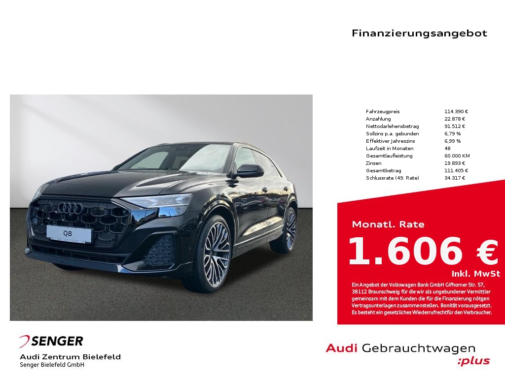 Audi Q8 50 TDI quattro Allradlenkung