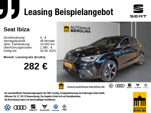 Ibiza 1.0 TSI FR DSG *ACC*Vision+*NAV*LED*SHZ*