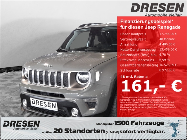 Jeep Renegade Limited Ambiente Beleuchtung