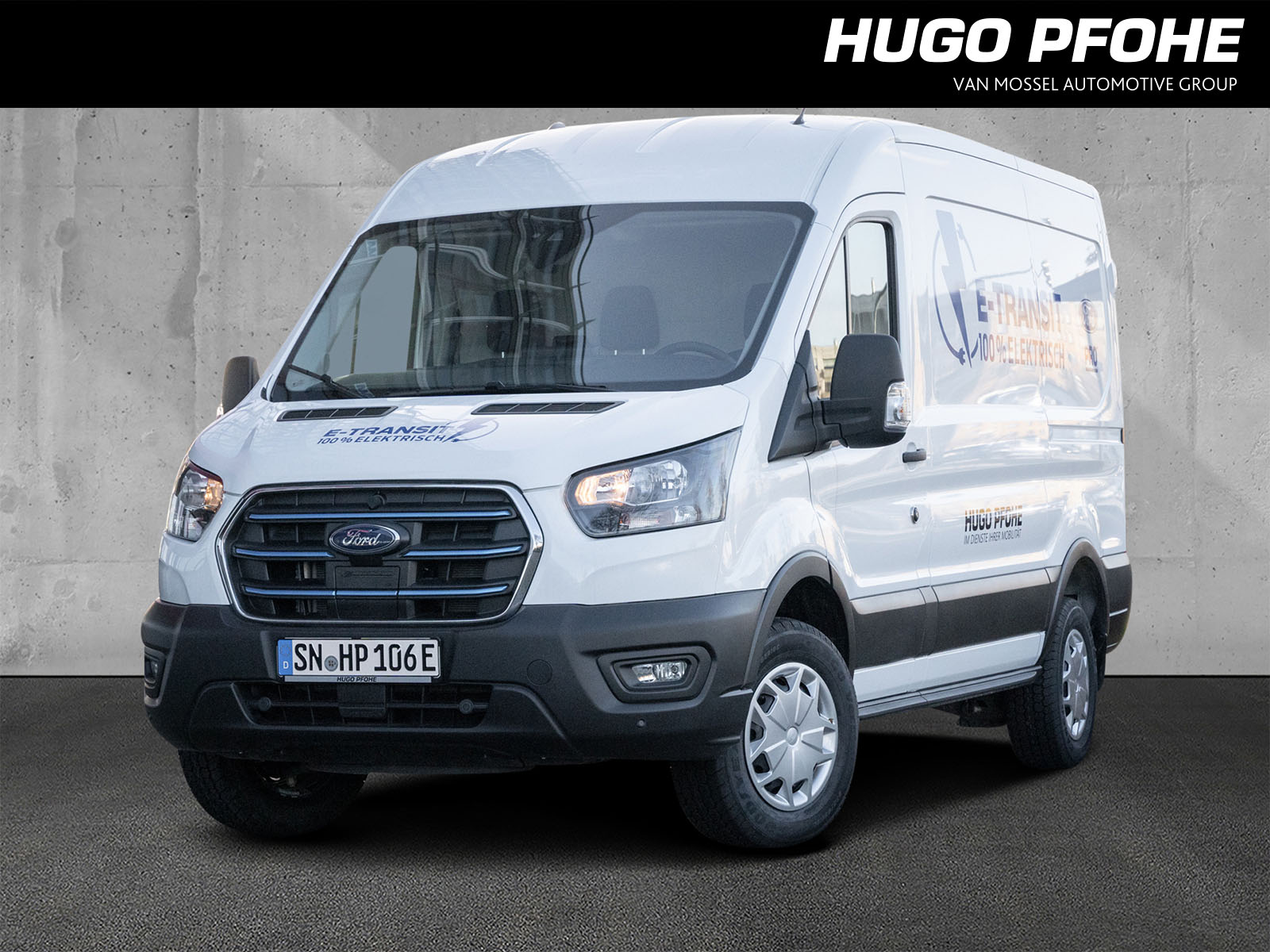 Transit 77kWh 350L2H2 Heck Trend LKW. 4-türig. Navi. Kamera.