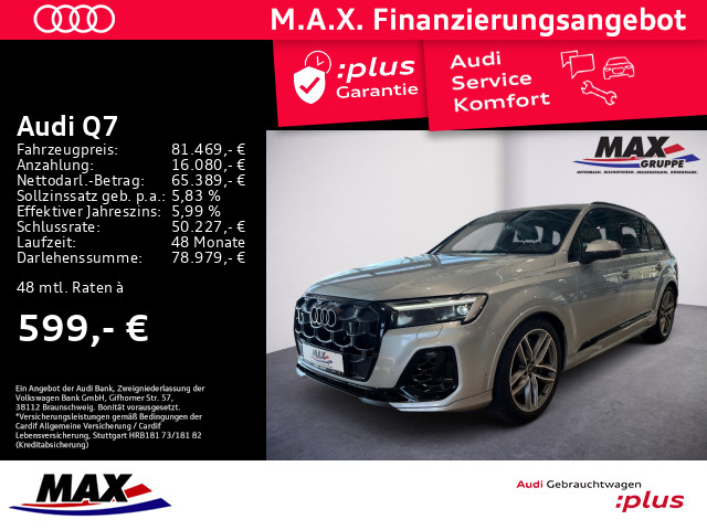 Q7 55 TFSIe QU S-LINE MATRIX+PANO+360°+HUD+AHK+