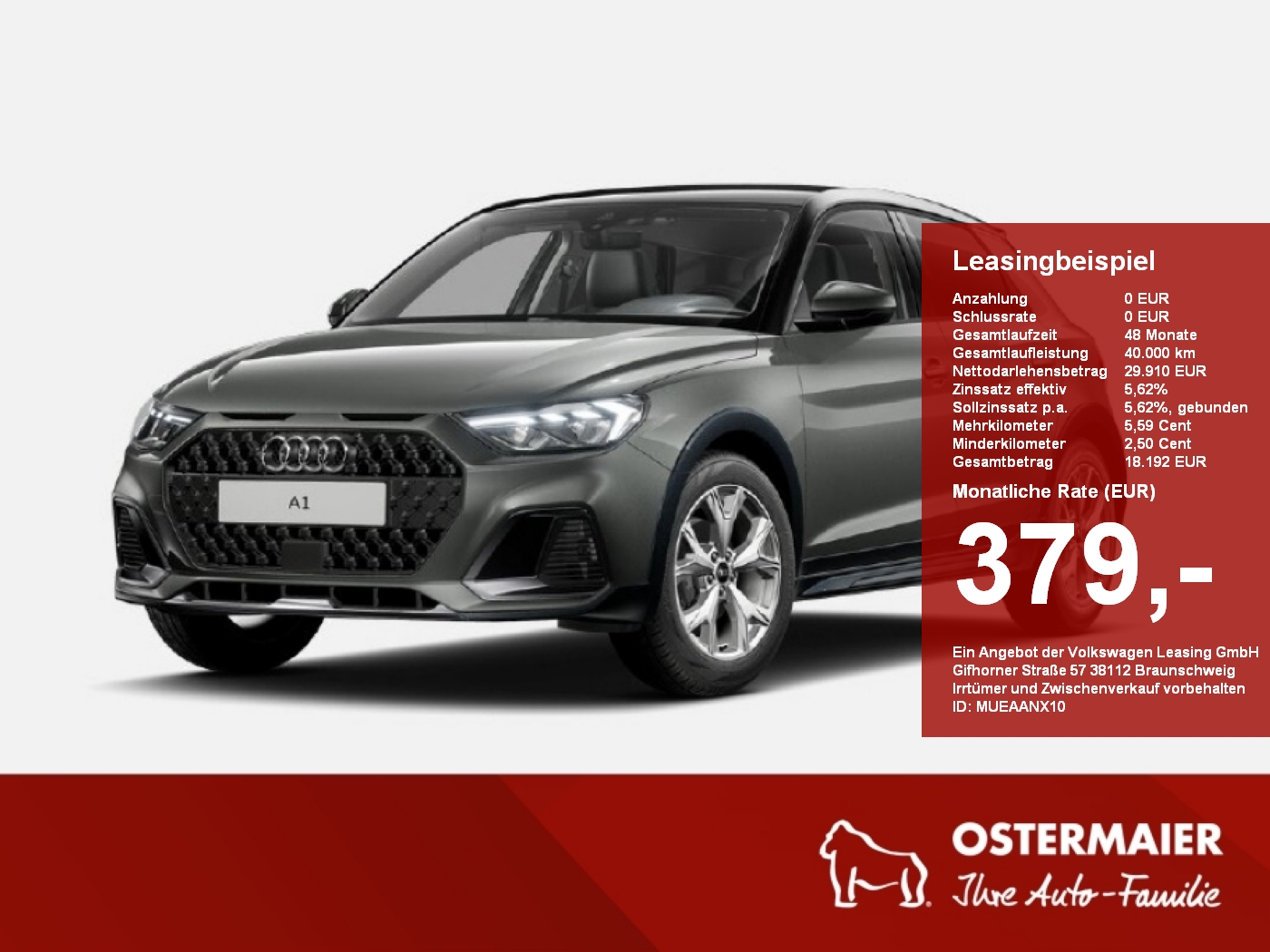A1 allstreet 30TFSI S tronic 116PS 5J-Garantie,PDC,GRA,KEYLESS,KAMERA,LED,SHZ,17ALU