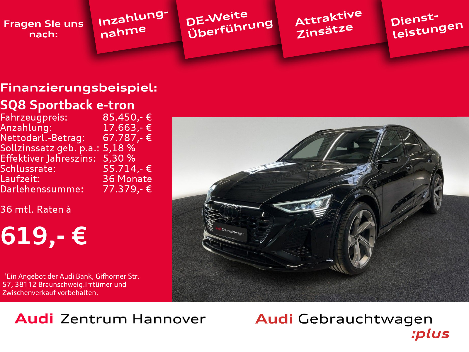 SQ8 Sportback e-tron quattro