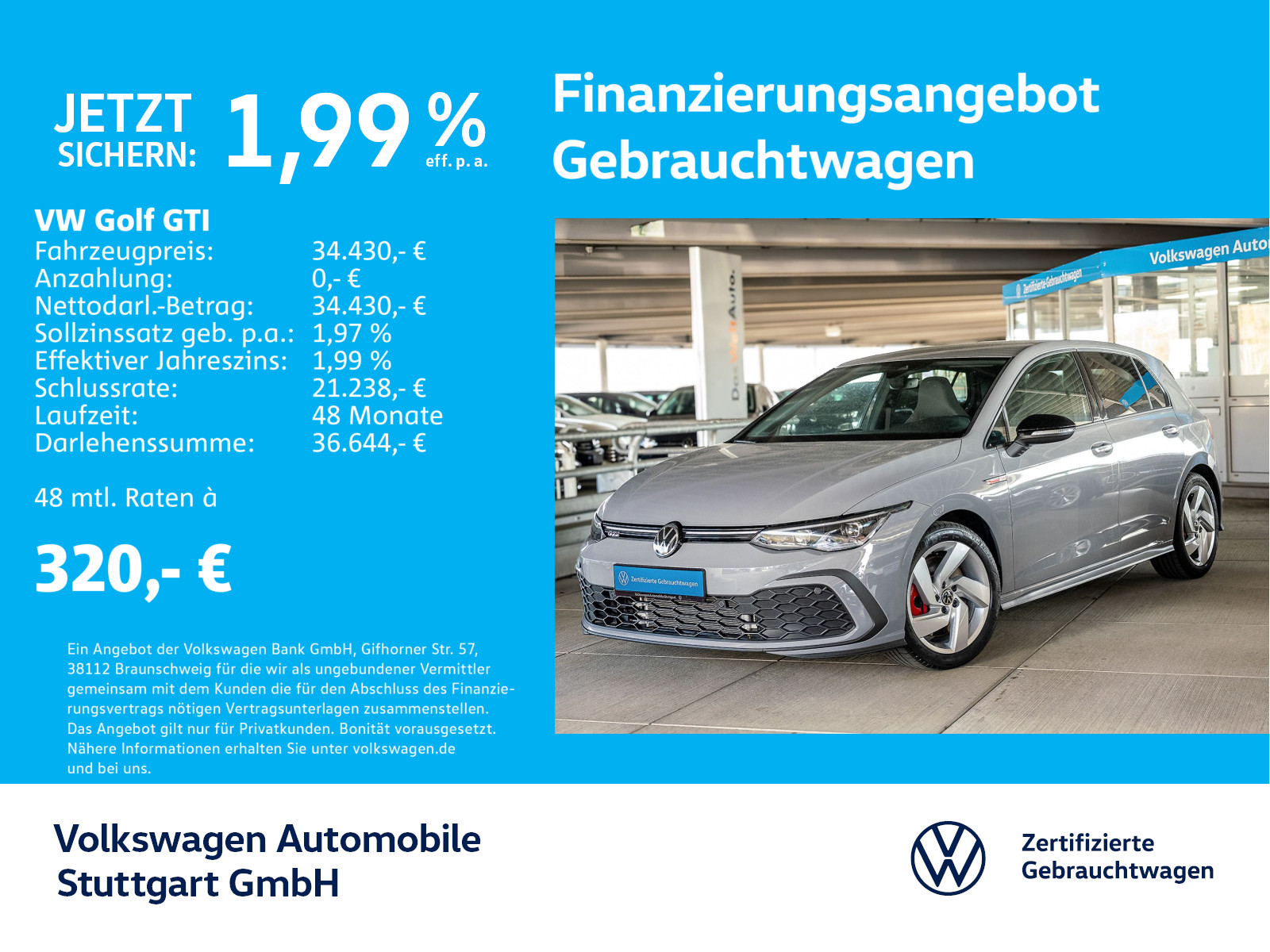 Volkswagen Golf 2.0 TSI GTI