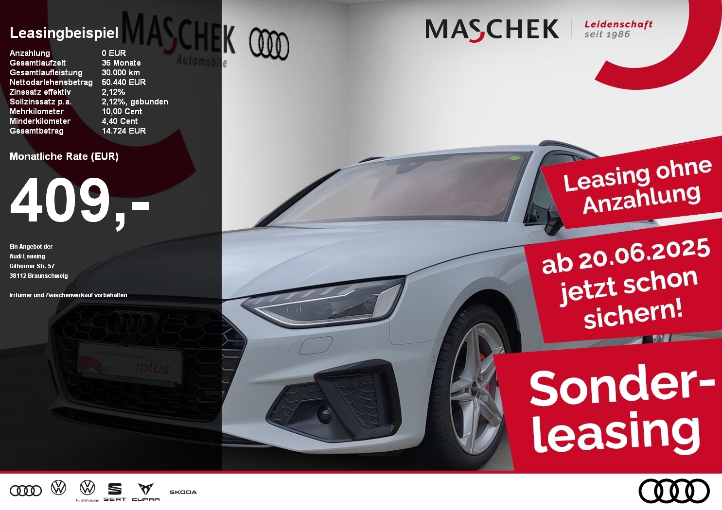 A4 Avant S line 40 TFSI S tronic 2x S line Black HUD Pano AHK