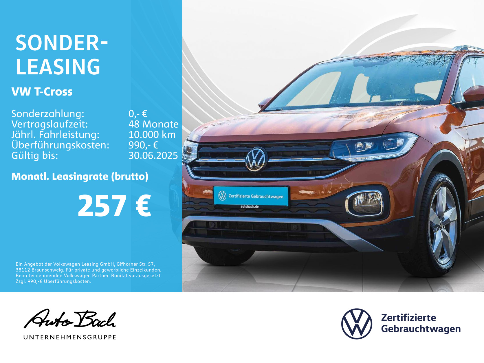 Volkswagen T-Cross 1.0 TSI 