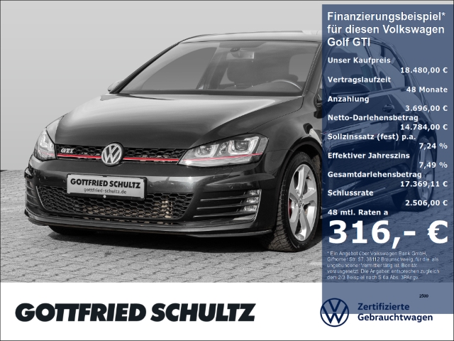 Volkswagen Golf 2.0 l TSI GTI VII Performance