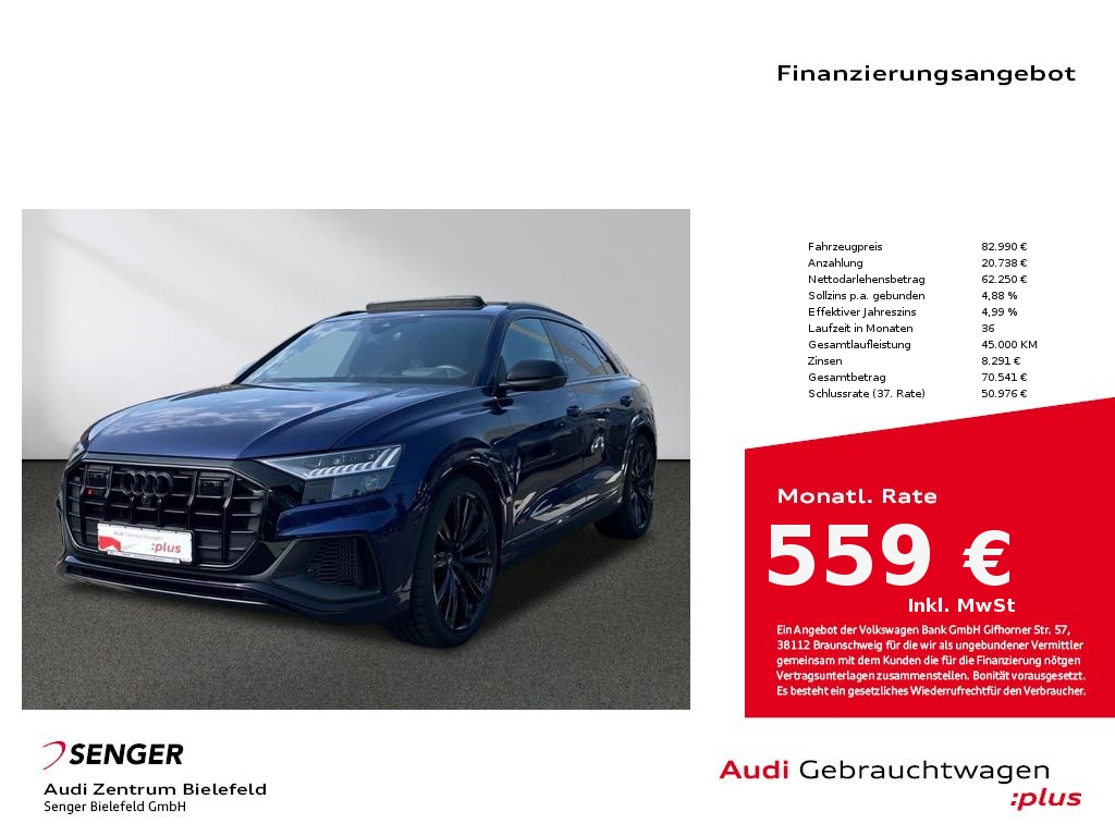 SQ8 4.0 TFSI quattro Matrix-LED Panorama AHK 