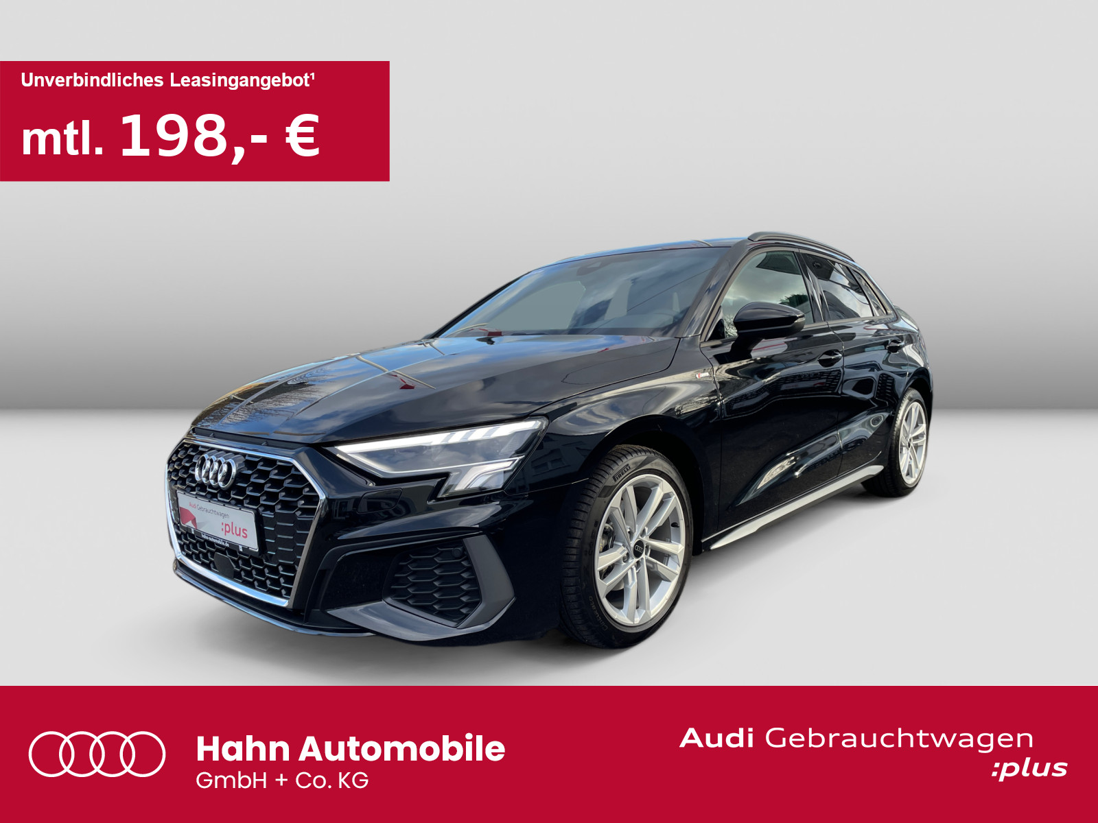 A3 Sportback 30TDI S-trnc S-line LED AHK Carpl.