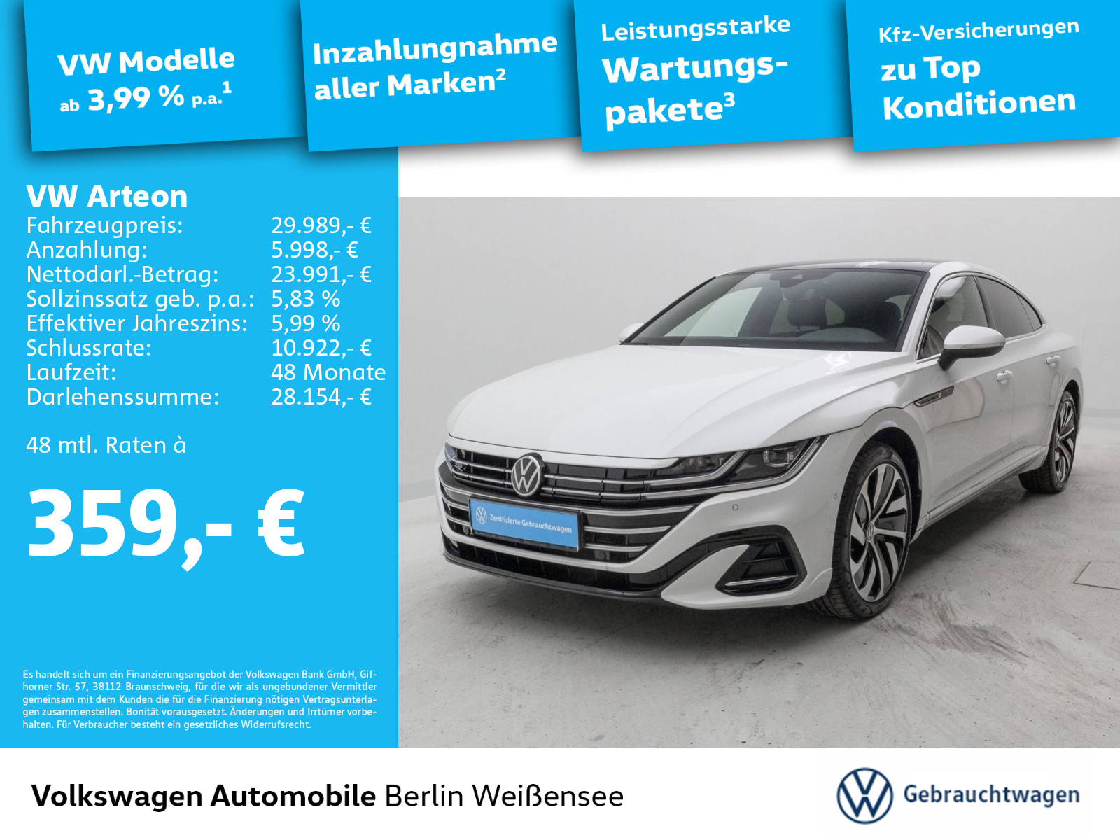 Volkswagen Arteon 1.4 TSI eHybrid R-LINE TRAVEL