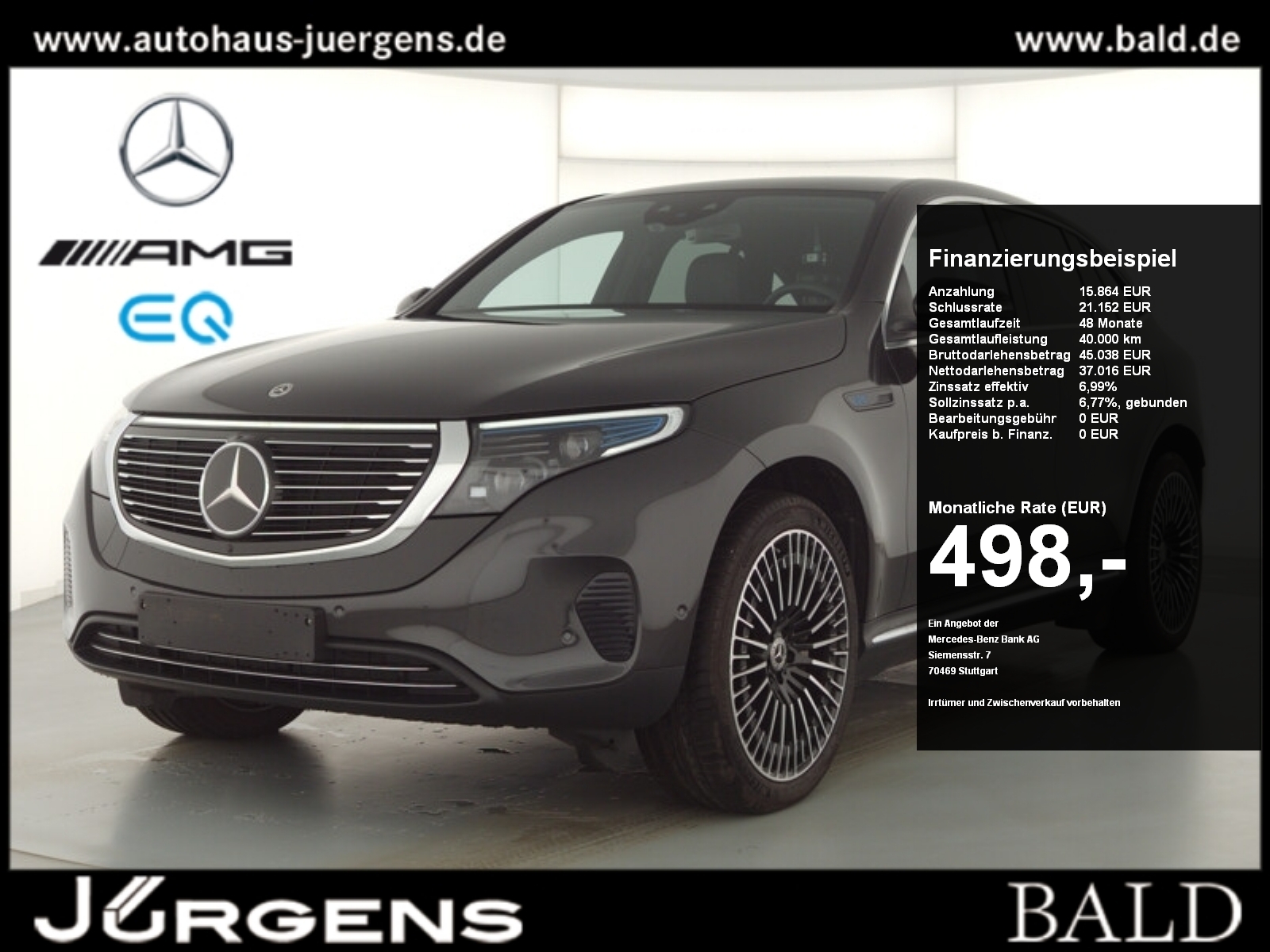 Mercedes-Benz EQC 400 21AMG for 52880