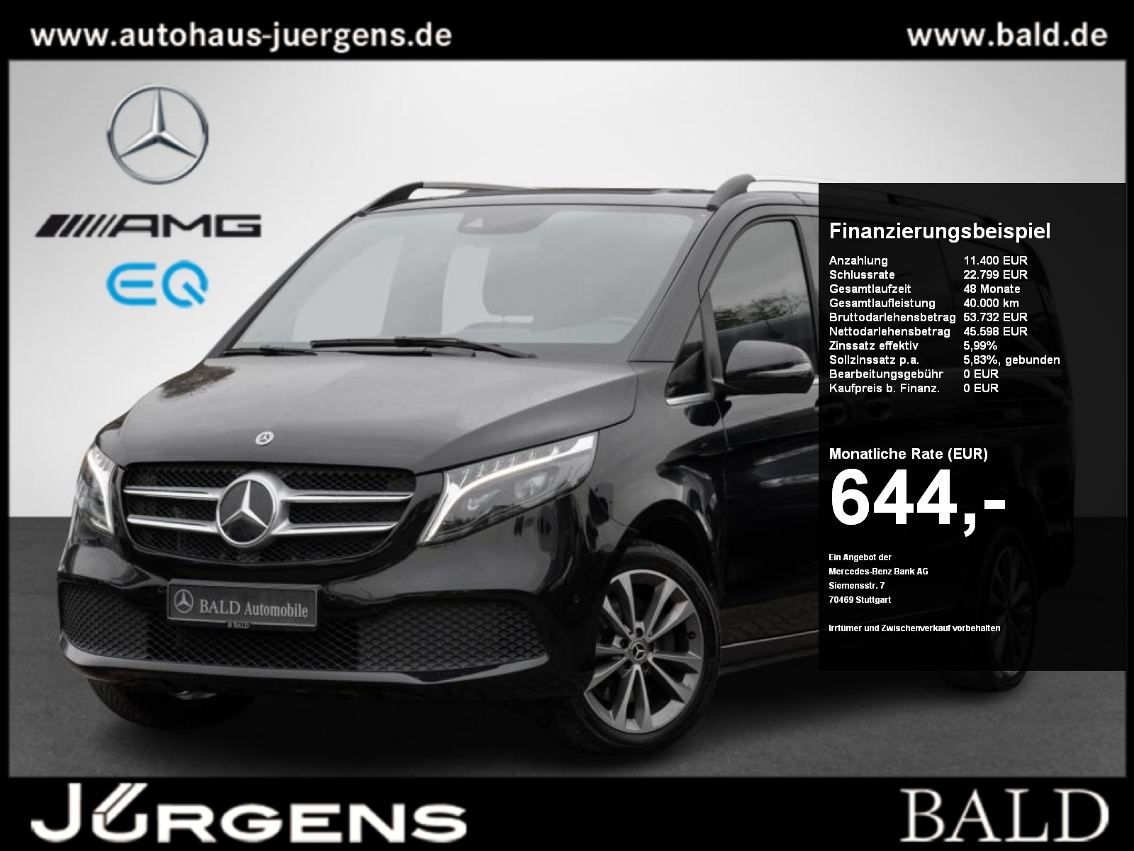 Mercedes-Benz V 300 2.5 AVANTGARDE L MBUX AHKT