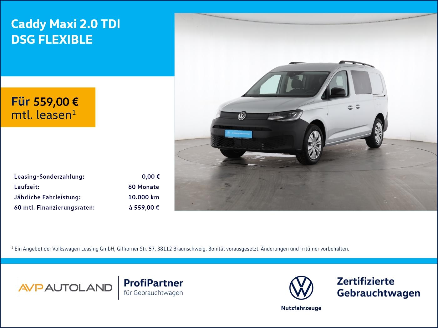 Caddy Maxi 2.0 TDI DSG FLEXIBLE