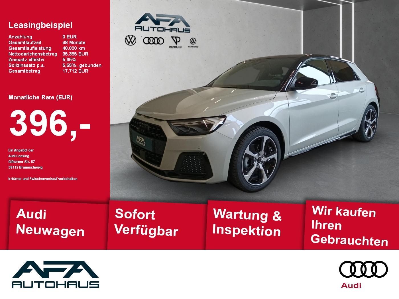 A1 Sportback 1.0 TFSI LED*LM*PDC