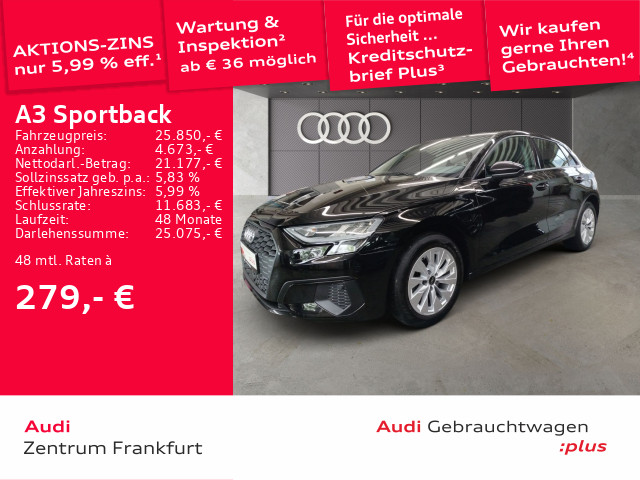 Audi A3 Sportback 40 TFSI e VC