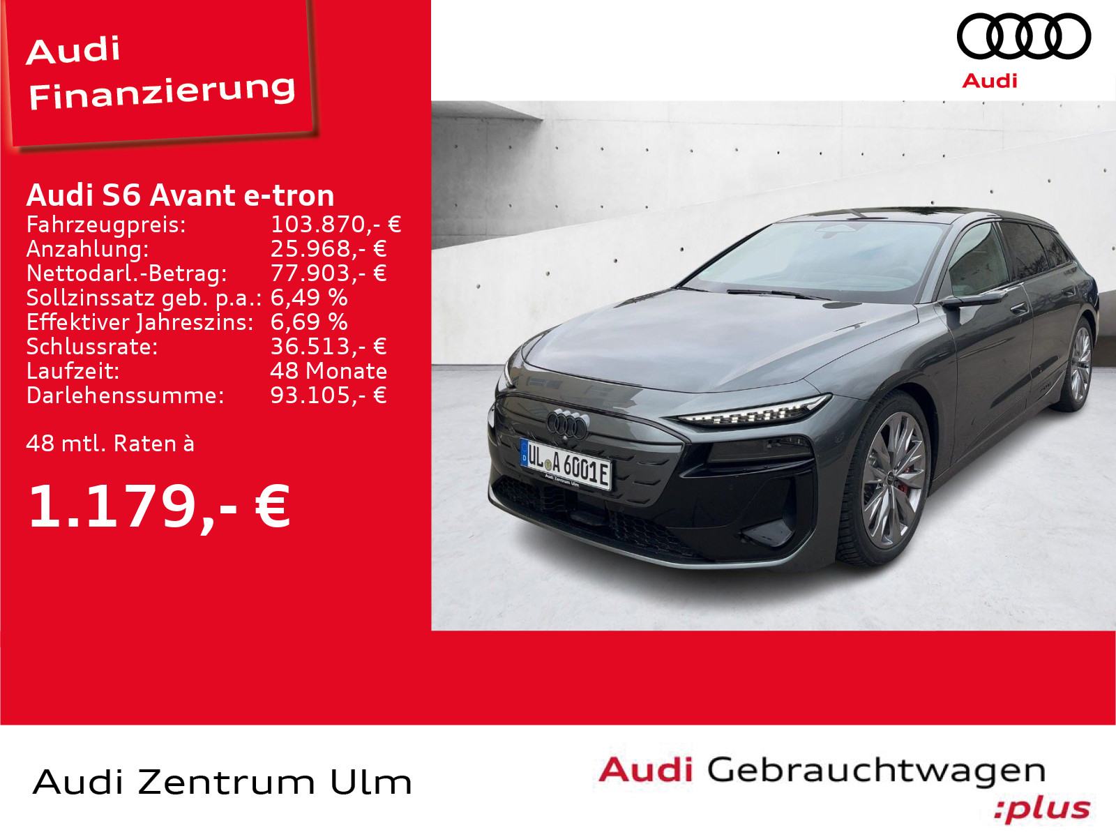 S6 Avant e-tron PANO HEAD-UP B&O