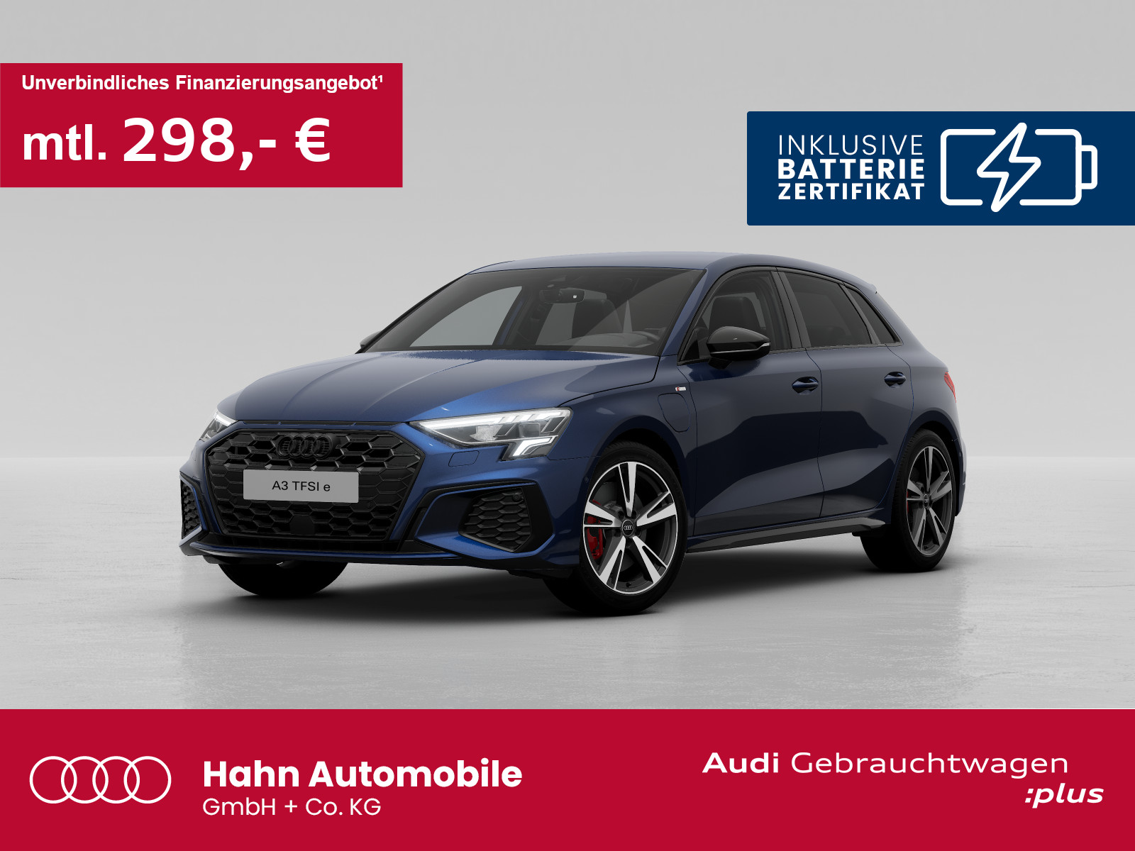 A3 Sportback 45 TFSIe S line B&O Virtual LED Sitzh