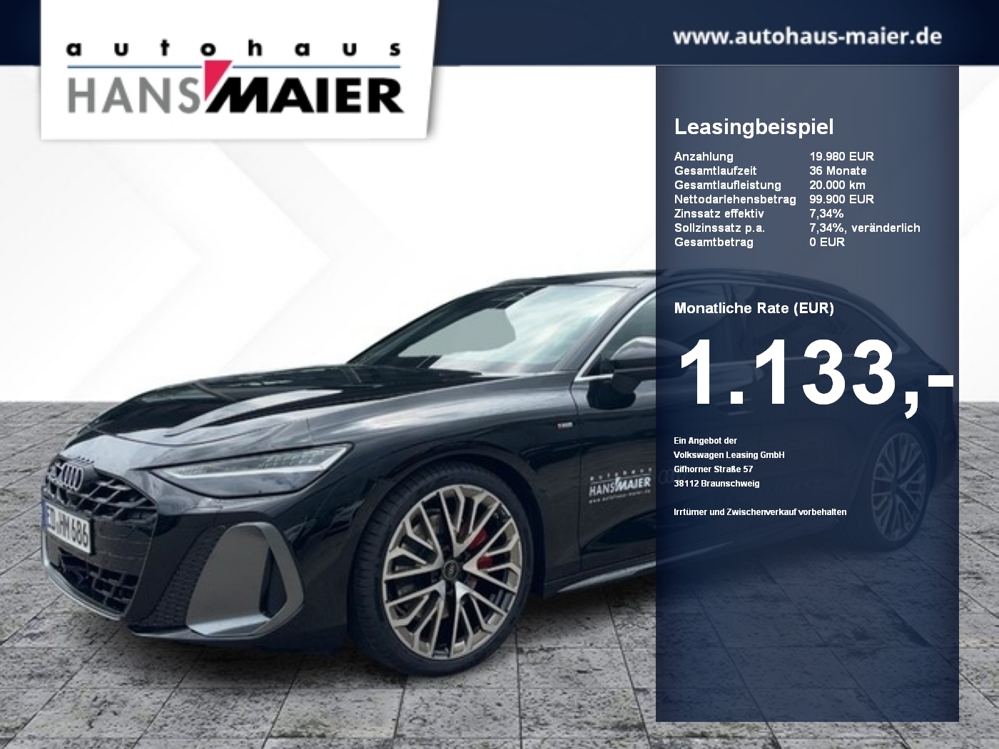 A6 Avant TFSI quattro S tronic VC Navi B&O