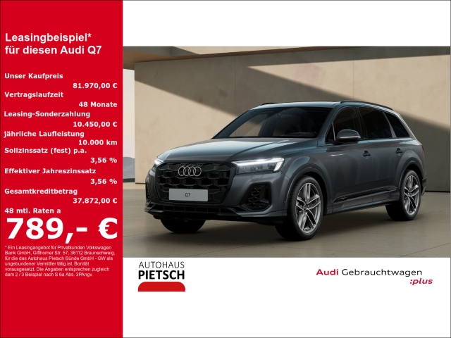 Q7 55 TFSI e quattro S line Pano Matrix