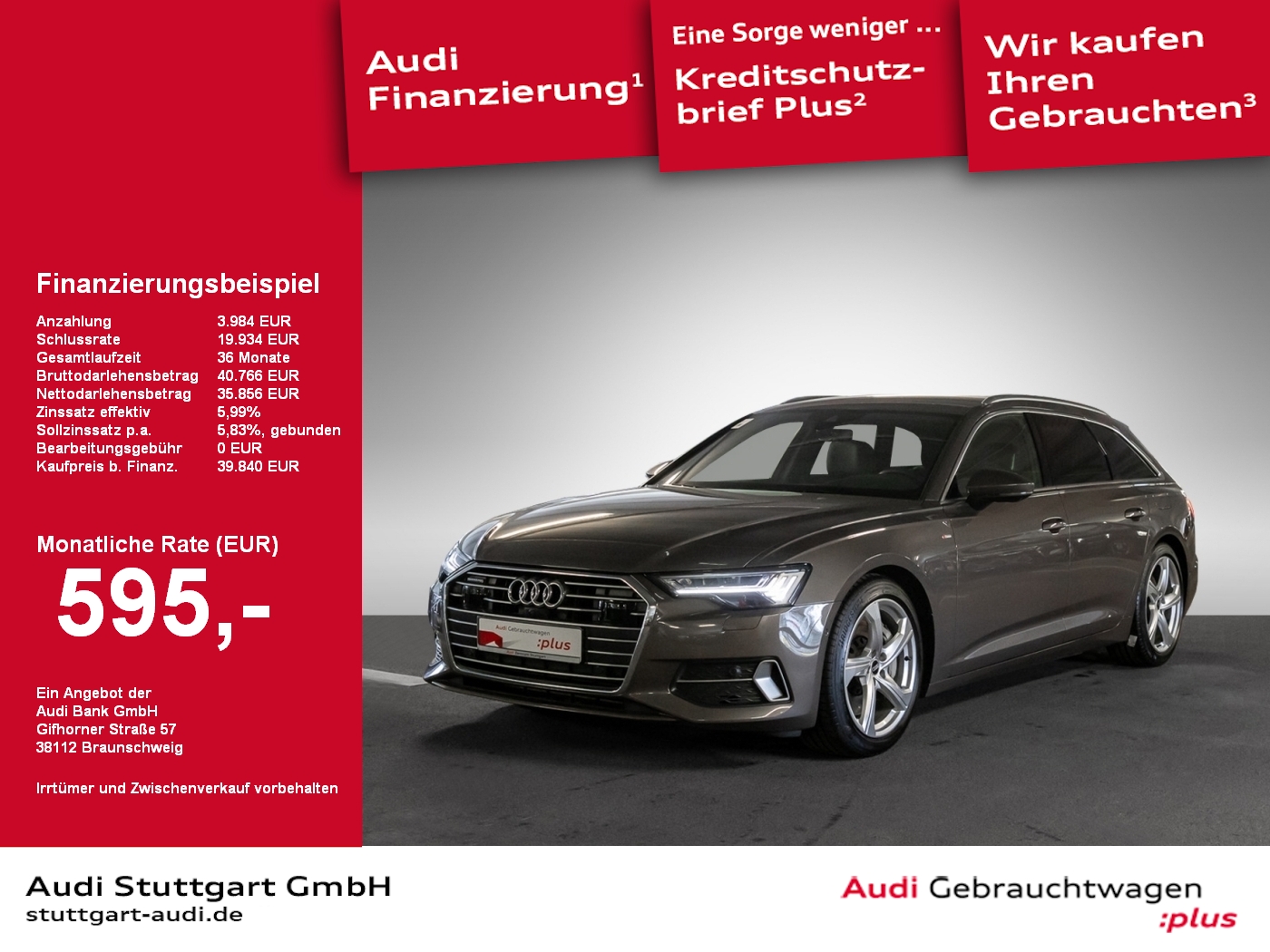 Audi A6 Avant sport 50 TFSI e qu S line