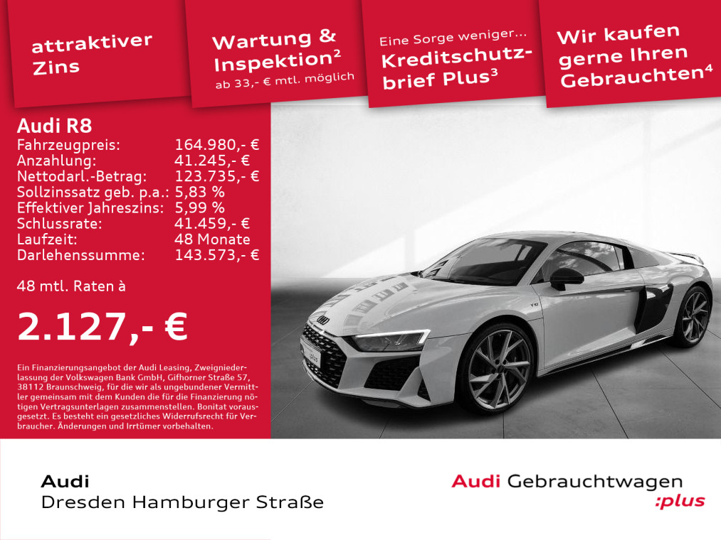 Audi R8 Coupé V10 performance quattro