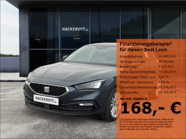 Leon STYLE 1.0 TSI 81 KW (110 PS) 6-GANG LED Keyless LED-hinten LED-Tagfahrlicht
