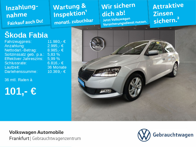 Skoda Fabia 1.0 TSI Combi Style 