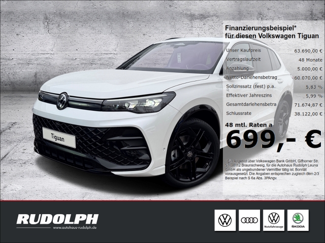 Tiguan 2.0 TDI R-Line 4Motion DSG HUD LED BT StandHZG HarmanKardon