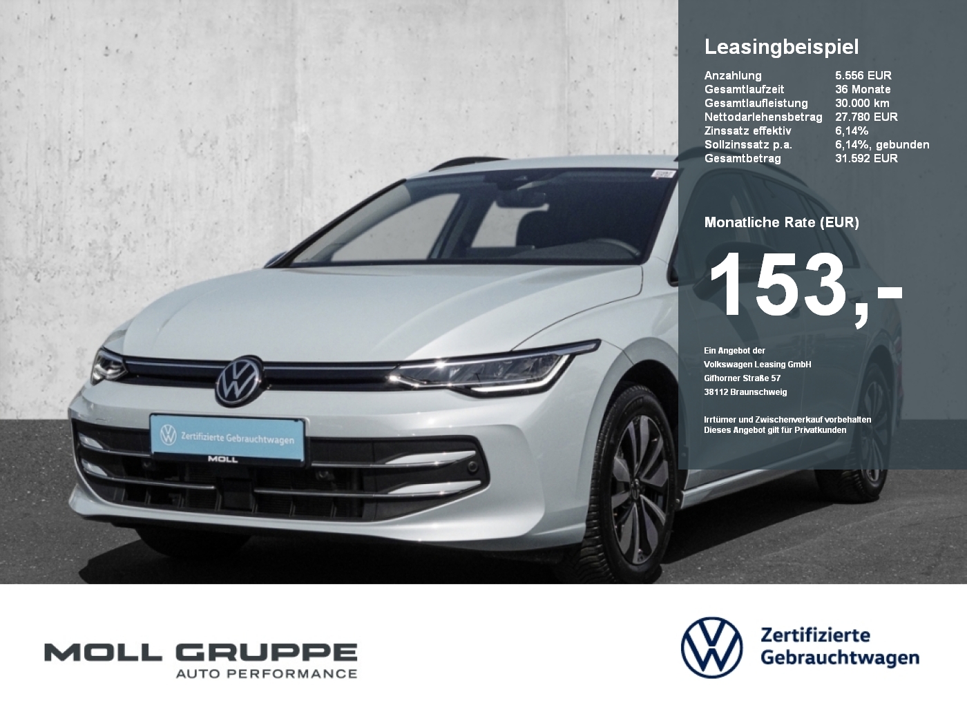 Golf Variant 1.5 eTSI DSG Goal NAVI LED ACC PDC