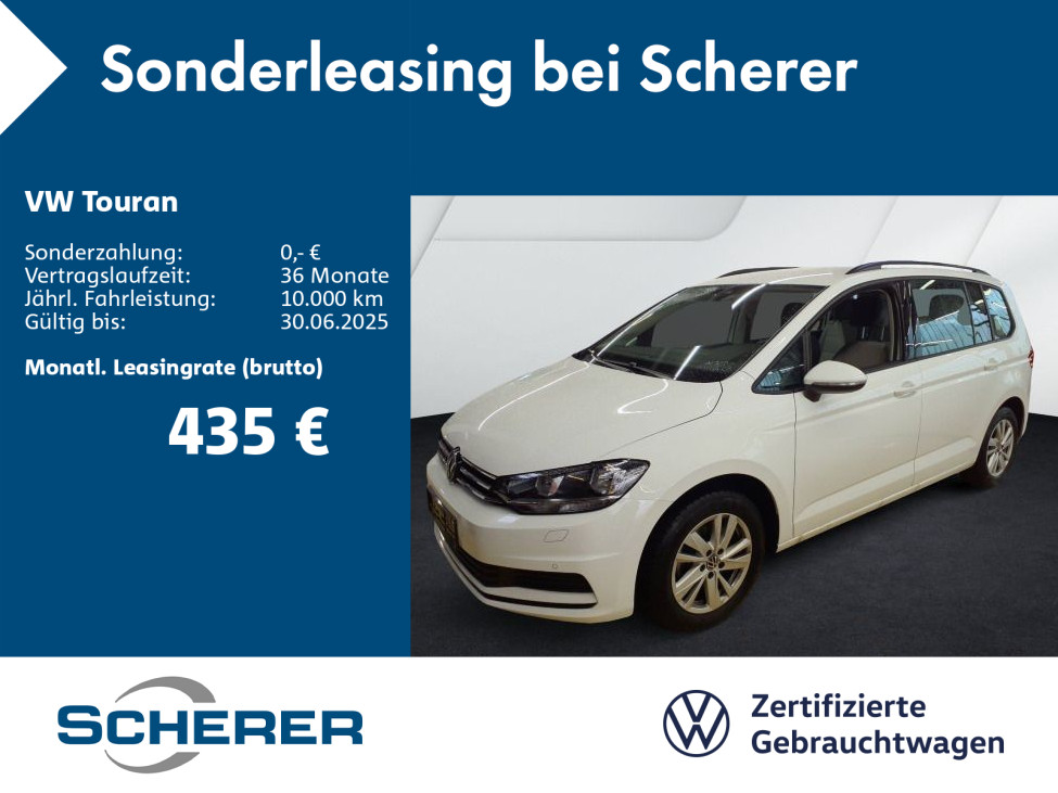Touran Comfortline 1.5 TSI, 7-SITZER, NAVI, SHZ, ACC, APP, EPH V+H, ALLWETTER, DAB+