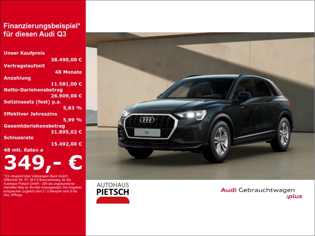 Q3 35 TDI AHK ACC Navi Keyless Kamera Sportsitze
