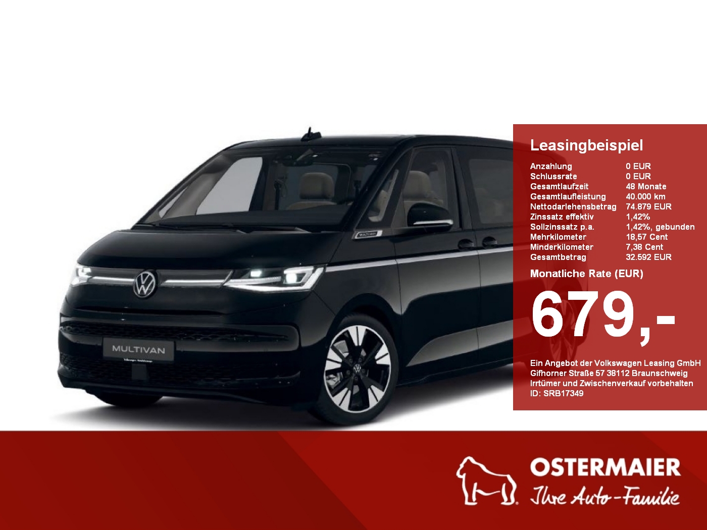 Volkswagen T7 Multivan 2.0 l TDI Multivan Style Motor Getriebe Radstand 312