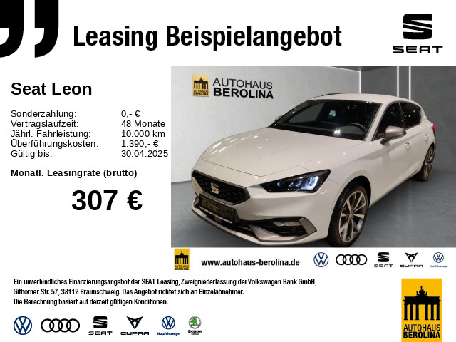 Seat Leon 1.5 eTSI FR BEATS Vision