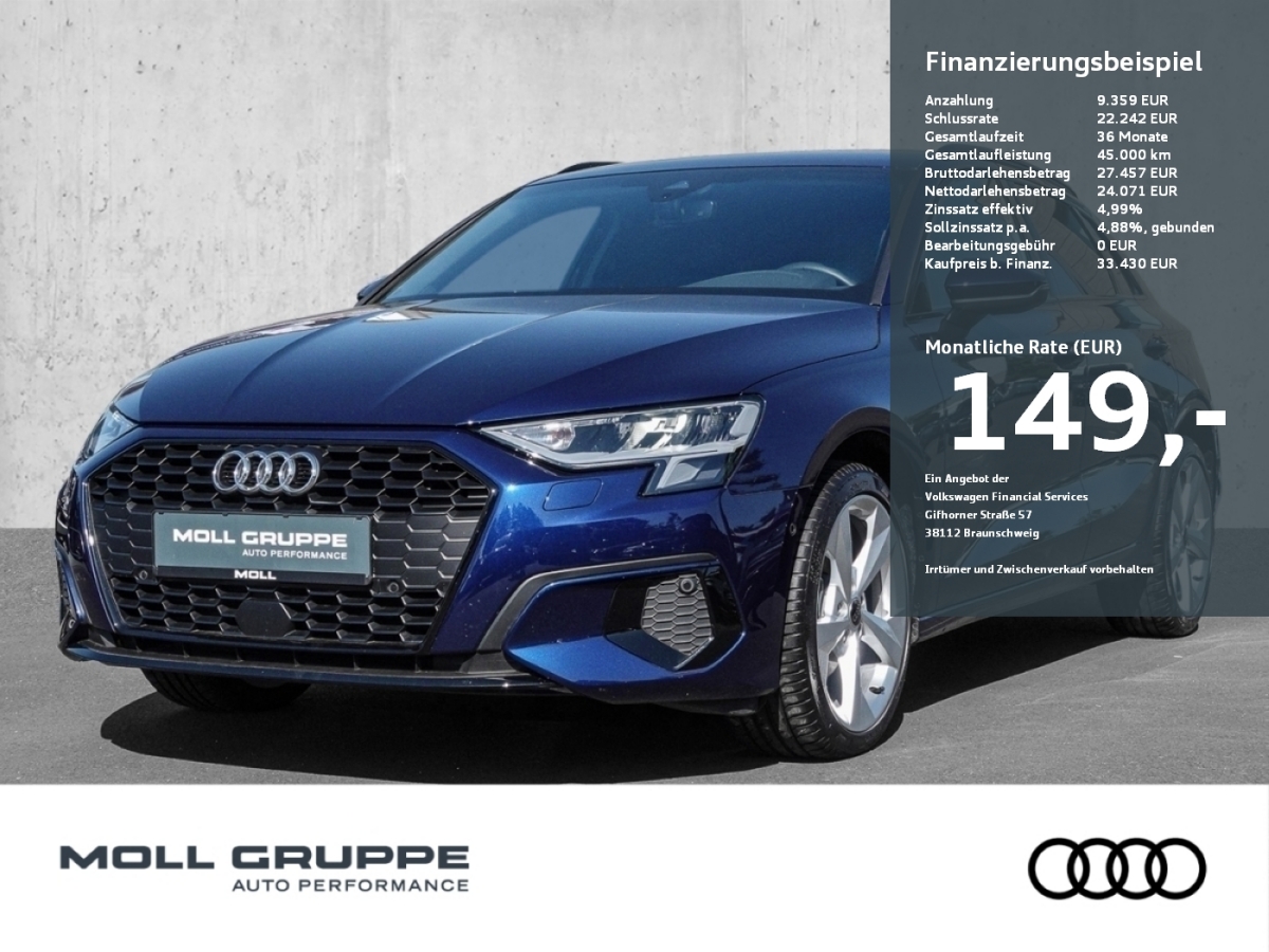 A3 Sportback 30 TDI S tronic Advanced (AHK*Navi)