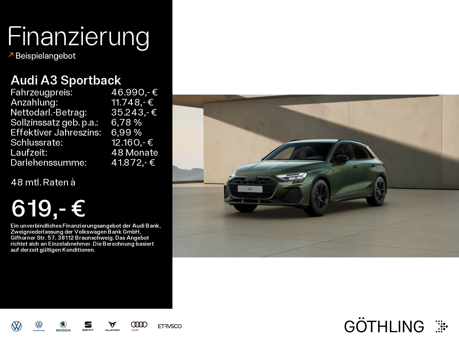 A3 Sportback S line 45 TFSI e S tronic*Kamera*EPH+*Optik schwarz+*Ambiente*