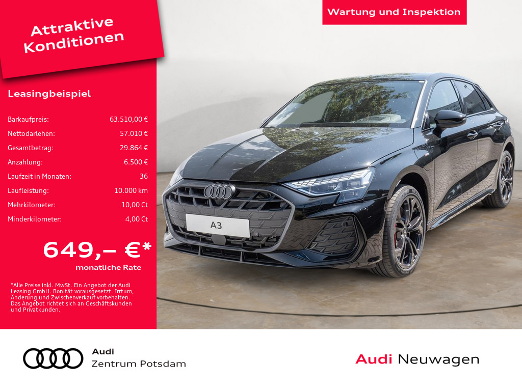 A3 Sportback S line 45 TFSI e
