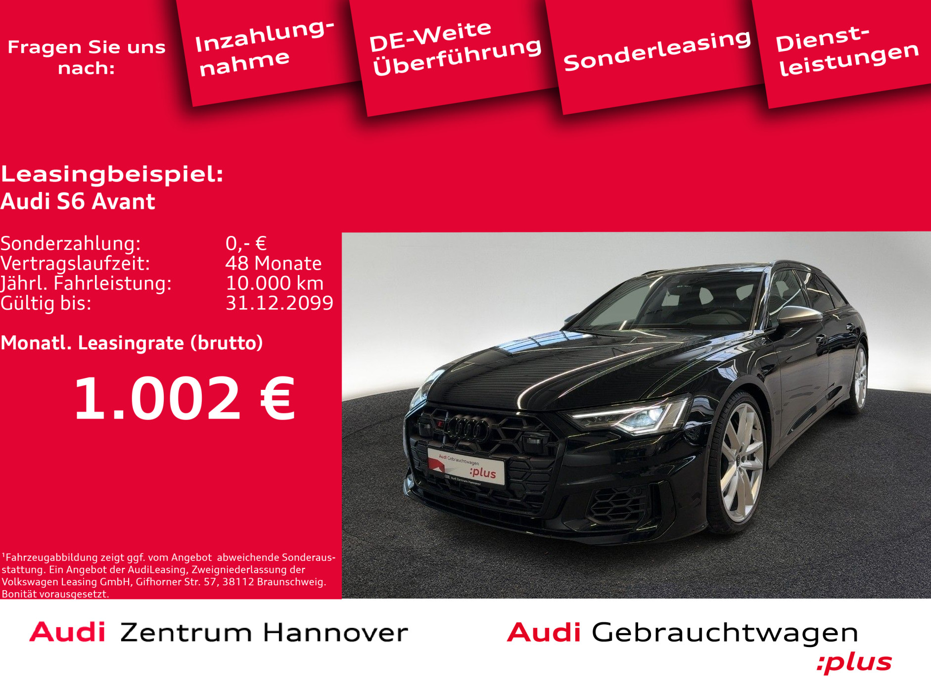 S6 Avant 3.0 TDI quattro Standh. Pano HuD B&O AHK