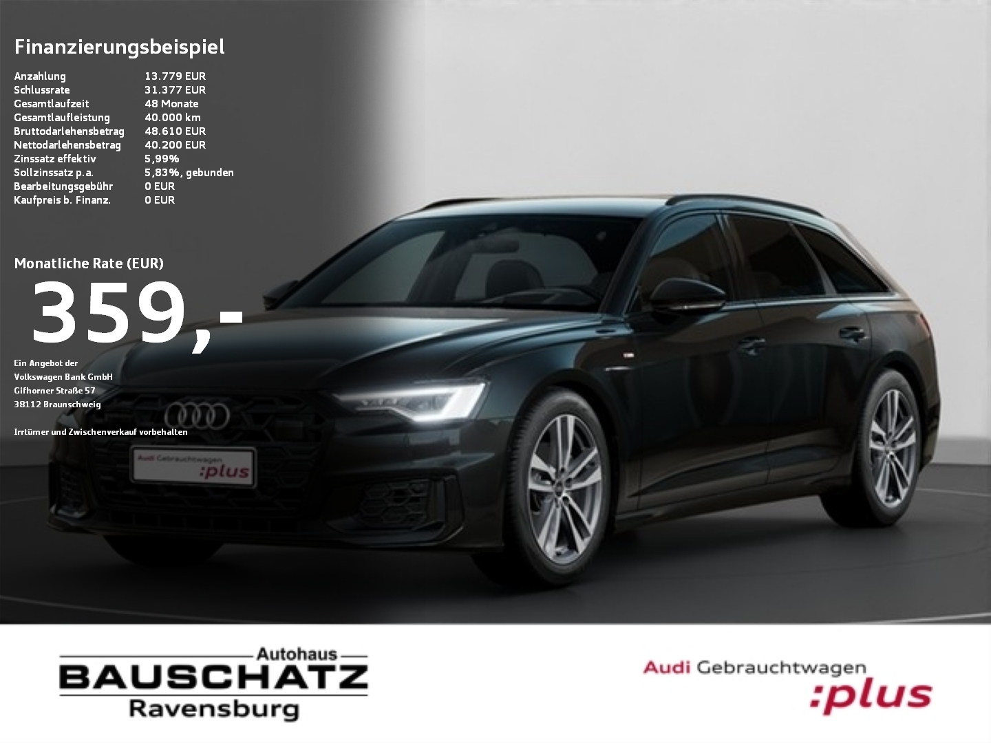 A6 Avant 40 TDI S tronic S line MATRIX*NAVI*HUD